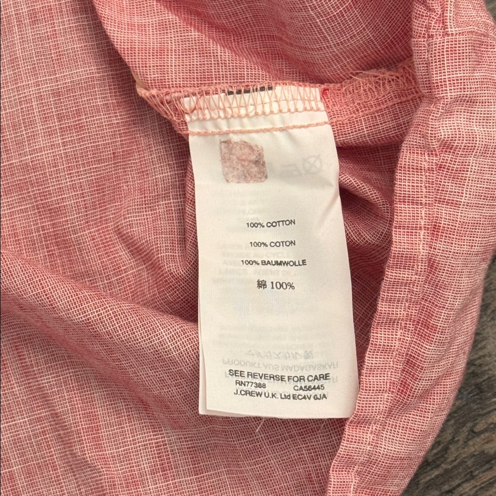 Madewell Short Sleeve Tie Front Top - Picture 3 of 5
